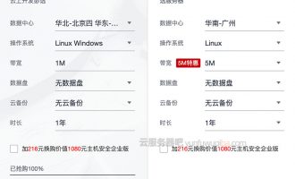 华为云耀云服务器1核2G优惠价88元一年