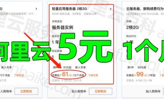 云服务器租用价格表_1个月费用_一年报价单_2024年最新